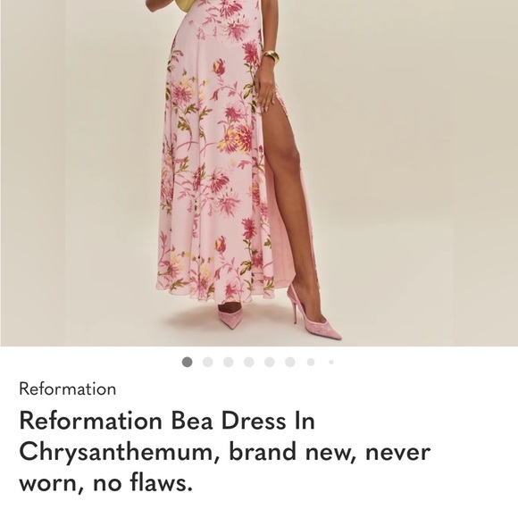 Reformation Bea Dress Chrysanthemum - Picture 5 of 6